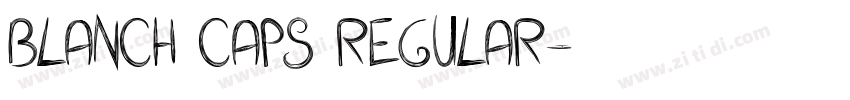 Blanch Caps Regular字体转换